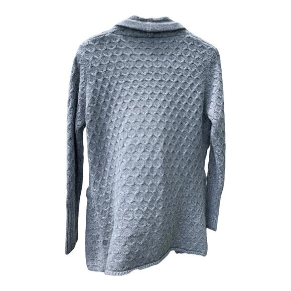 Brixon Ivy Stitch Fix Gray Lawley Cable Knit Cashmere Cardigan Sweater SF7241S S - Picture 2 of 12